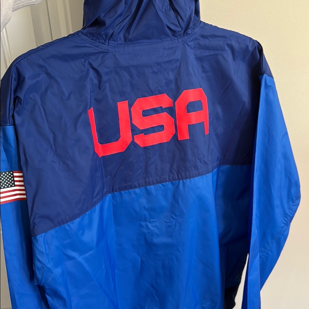 NIKE Official Team USA Olympics 2020 COLLECTIBLE Blue Nike Jacket Size S